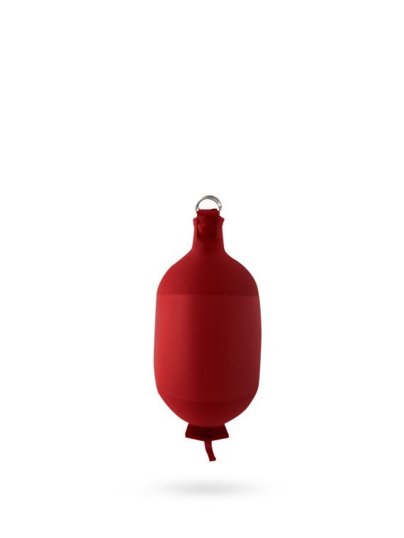 Pare-battage cylindrique C52 en textile bordeaux FENDERTEX®