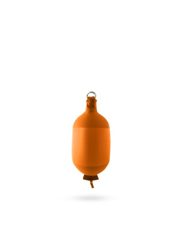 Pare-battage cylindrique C52 en textile orange FENDERTEX®