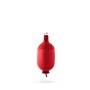Pare-battage cylindrique C52 en textile rouge FENDERTEX®
